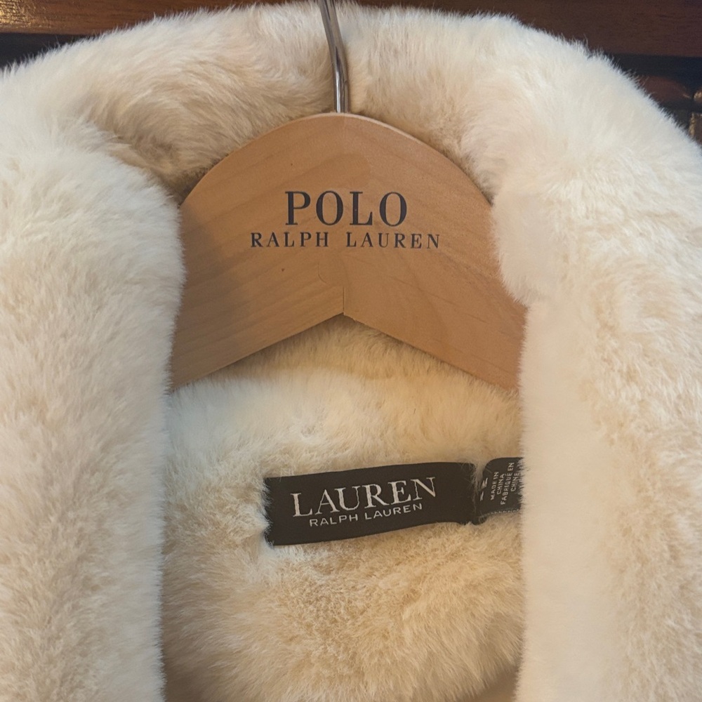Ralph Lauren Women’s faux suede shearling coat NWT - Picture 2 of 6